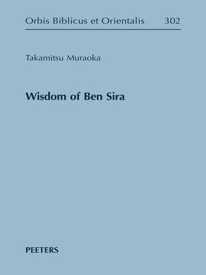 cover image of Wisdom of Ben Sira